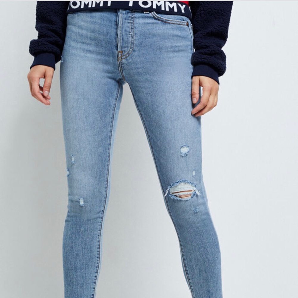 Levi’s Blue Spice Wedgie Skinny Jeans